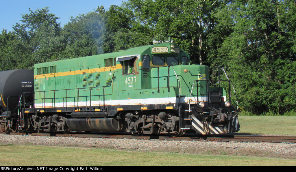 Ohio South Central Railroad (OSCR) 4537